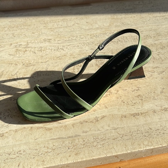 ZARA Strappy Green Sandals ‘38’ - Picture 12 of 12